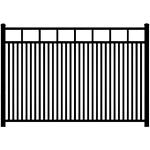 1.2mm-2.5mm 4 Foot Wrought Iron Fence For Home And Garden