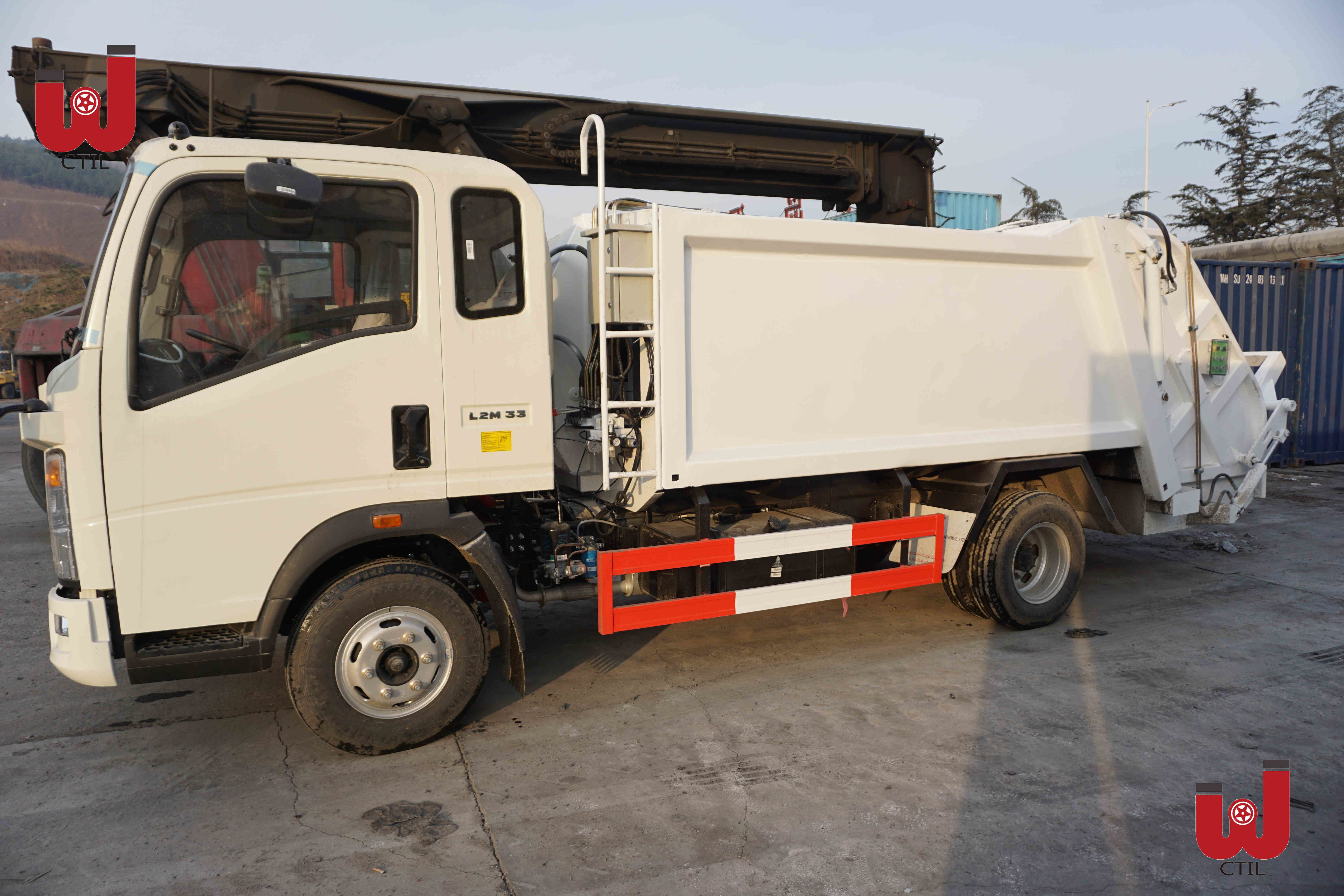 8CBM Light Duty Rear Loader waste management Compactor Garbage Truck
