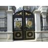 Buy cheap Heat Treated Wrought Courtyard Iron Gates For Garden School Home Courtyard from wholesalers