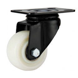 light duty 2 inch white PP caster, 2.5 inch, 3 inch PP castor, swivel PP caster
