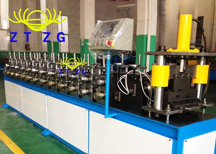 Cnc Channel Color Steel Din C Purlin Roll Forming Machine For Wall Panels