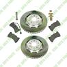 Buy cheap For Maserati Granturismo GT & Quattroporte Front Brake Pads & Rotors OEM 2315318 673010328 673012044 980139070 from wholesalers