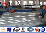 15m Polygonal Steel Electric Utility Pole For Electrical Distribution Line