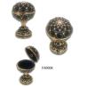 Buy cheap Faberge Egg Hand Painted Jewelry Trinket Box Gift for Easter Egg Music Box Pewter Figurine Musical Egg Home DecorDirect from wholesalers