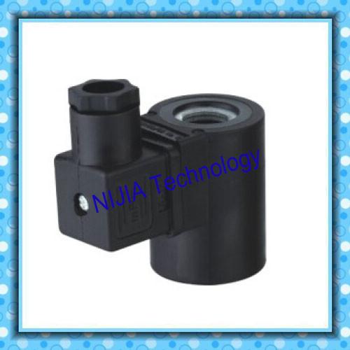 Buy cheap Hydraulic solenoid coil DIN43650A 24VDC DC19W inner hole 14mm high 50mm from wholesalers