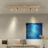 Buy cheap Wood Led Ceiling Lamp With Spot Lights For Living Room Bedroom Corridor Home track lighting(WH-WA-46) from wholesalers