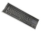 20mA Black Metal Keyboard 64 Keys Integrated Touchpad SS Electrophoretic