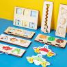 Buy cheap DIY Montessori Matching Sensory Activity Board Early Education Kid Learning from wholesalers