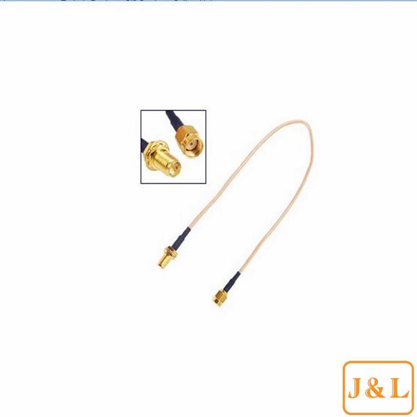 Buy cheap RP-SMA Male to RP-SMA Female RF Connector Pigtail Cable from wholesalers