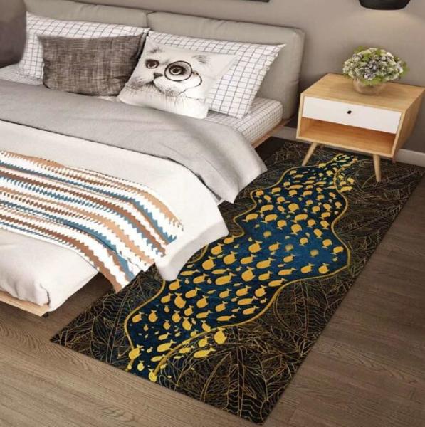 Buy cheap Noble Atmosphere Light Luxury Bedroom Floor Carpets Rectangle Shape from wholesalers