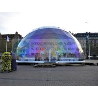 Buy cheap 850gsm PVC fabric Geodesic Heat Proof Event Dome Tent 20m Diameter product