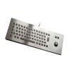 Buy cheap Movable Metal Mechanical Keyboard With Trackball , Dust Proof Stainless Steel Keyboard from wholesalers