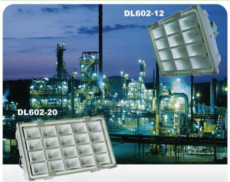 60W 2700k Industrial Cree LED Floodlight IP65 Warm White For Chemical Plant