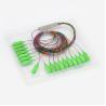 Buy cheap 2x16 Steel Tube 1m SC APC Passive Fiber Optic PLC Splitter from wholesalers
