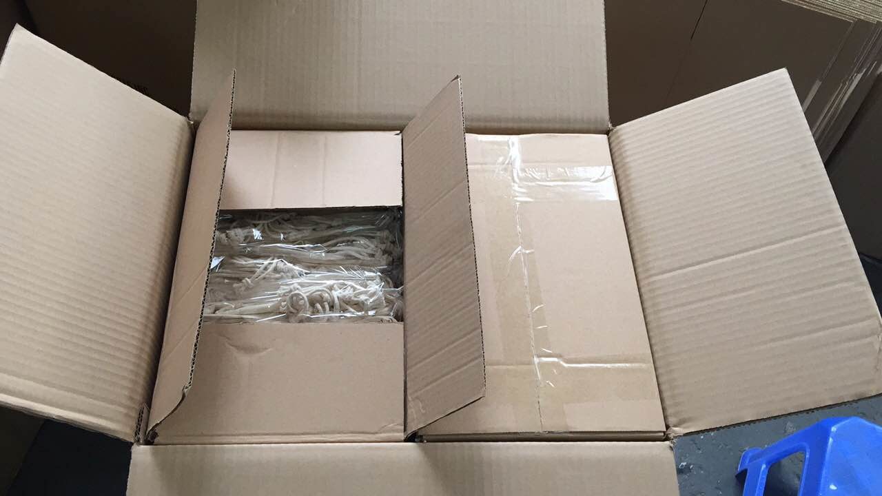 34 X 45cm Canvas Packaging Drawstring Bag Logo Printing For Shoes Package