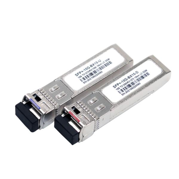 Buy cheap 10G BIDI SFP+ Optical Transceiver Single Fiber LC Connector 1270nm 1330nm from wholesalers