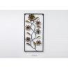 Buy cheap Customized Living Room Floral Bronze Wall Art Decor from wholesalers