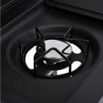 Camping Rotisserie Gas Grill with 7 Burners 36.8kg Weight and Powder Coated