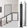 Buy cheap 304 316 Stainless Steel Balustrade Posts , Stainless Steel Glass Railing Posts Easy Install Balcony Tempered Glass Balcony Posts from wholesalers