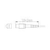 Buy cheap MPO Fiber Optic Connector Male/Female SM OM1-OM4 8/12/24 Cores 3.0mm Cable Diameter from wholesalers