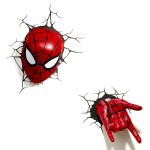 Kids Children Marvel Avengers Hulk Face LED 3D Creative Iron Man Wall Lamp (WH