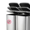 Buy cheap Silver 5.28 Gallon Dual Trash Recycle Can from wholesalers
