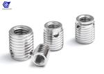 Stainless steel 308 Type Self Tapping Coil Threaded Inserts For Metal/Wood