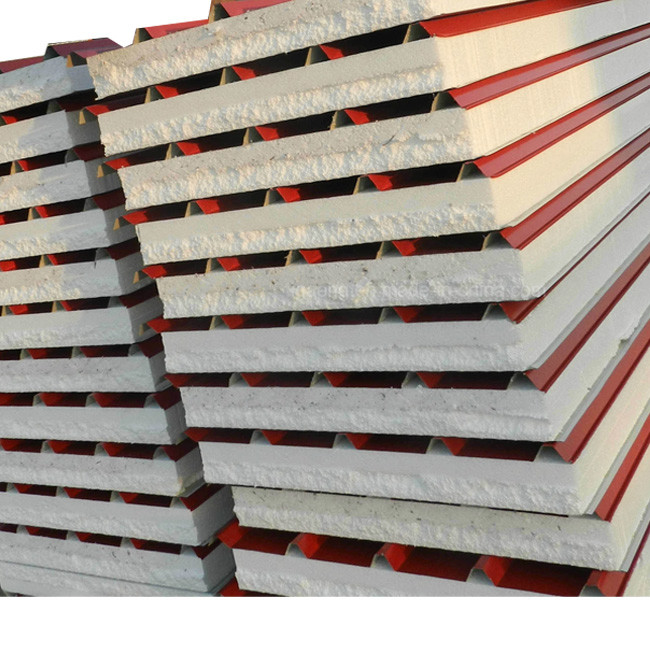 Anti Corrosion EPS Roof Panel Expanded Polystyrene Foam Color Steel Sandwich Board