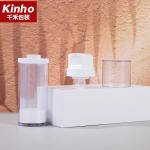 Double Wall Cosmetic Airless Bottle 50-120ml Round Acrylic For Body Face Cream