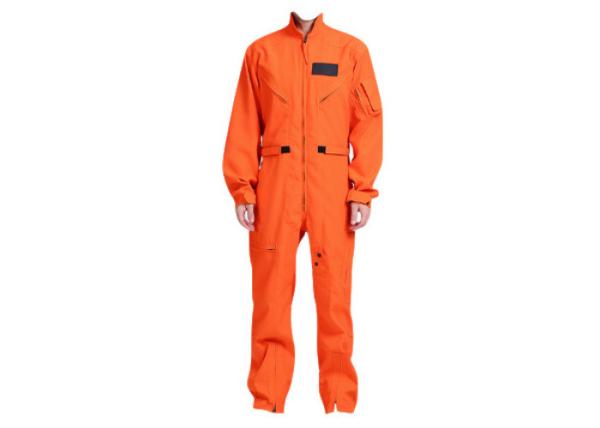 Buy cheap Orange Nomex Tank Suit Fire Resistant Coveralls Nomex Breathable IIIA Material from wholesalers