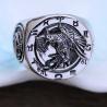 Buy cheap 925 Sterling Silver Engraved Rosefinch Taiji Design Vintage Men Ring (057626) from wholesalers