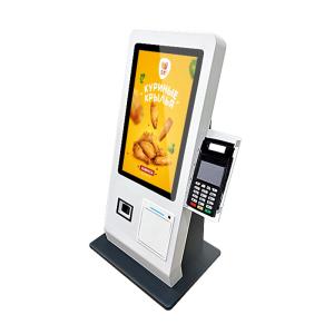 China 15.6 Inch Desktop Restaurant Kiosk Self Service Terminal automation order pay on sale