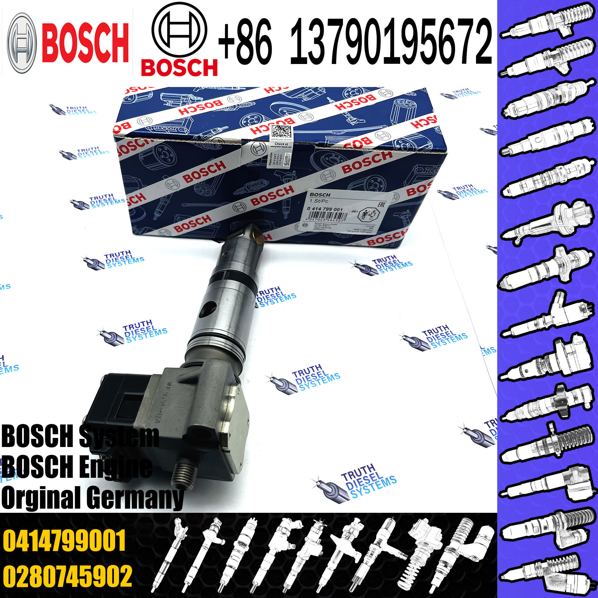 Original fuel unit pump 0414799005 0414799025 0414799001 0414799054 for A0280745902/80