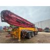 Buy cheap 2012 Sany 46M Used Concrete Pump Truck With Benz Chassis Small Size Suitable Small Building Construction from wholesalers