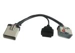 RP1226 Gray 14 Pin Male To RP1226 Female And 16 Pin OBD2 OBDII Female Splitter Y