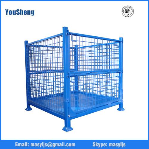 Buy cheap powder coated foldable steel wire mesh crate from wholesalers