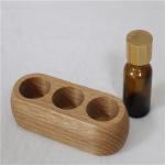Newest Wood Essential Oil Bottle Display Stand Customized Wood base Solid Wood