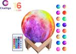 16 Colors 3D Print Star Moon Lamp Light Colorful Change Touch Home Decor