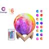 Buy cheap 16 Colors 3D Print Star Moon Lamp Light Colorful Change Touch Home Decor from wholesalers