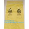 Buy cheap self seal adhesive biohazard waste bags clinical resealable hazardous removal bag, Sealing Tape Biohazard Waste Bags from wholesalers