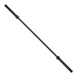 black zinc barbell for men powerlifting and weightlifting training, standard
