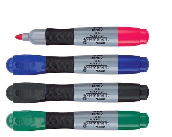 fashion marker permanent,office permanent marker with rubber grip from china
