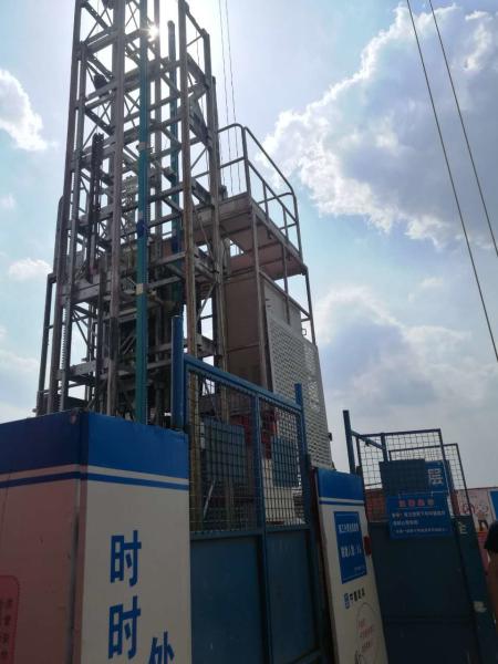 Buy cheap SC200/200G shaft lift building hoist with hot galvanized Material Building Construction Lift Assembled Inside from wholesalers