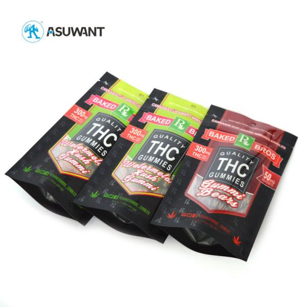 Buy cheap Custom Printed Smell Proof Zipper Bags MOPP PET PE Material For Weed Smoke Cigar from wholesalers