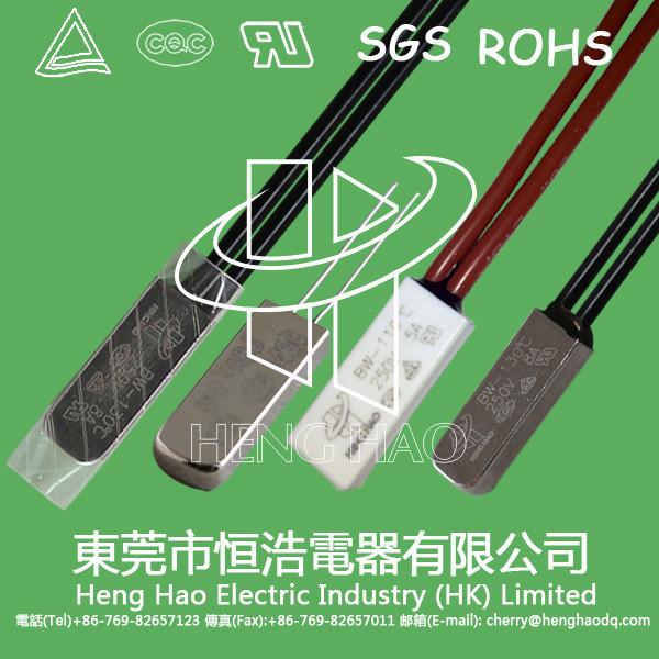 Buy cheap Reliable Thermal Protection Switch / Thermal Cut Out Switch For Chargeable Battery from wholesalers