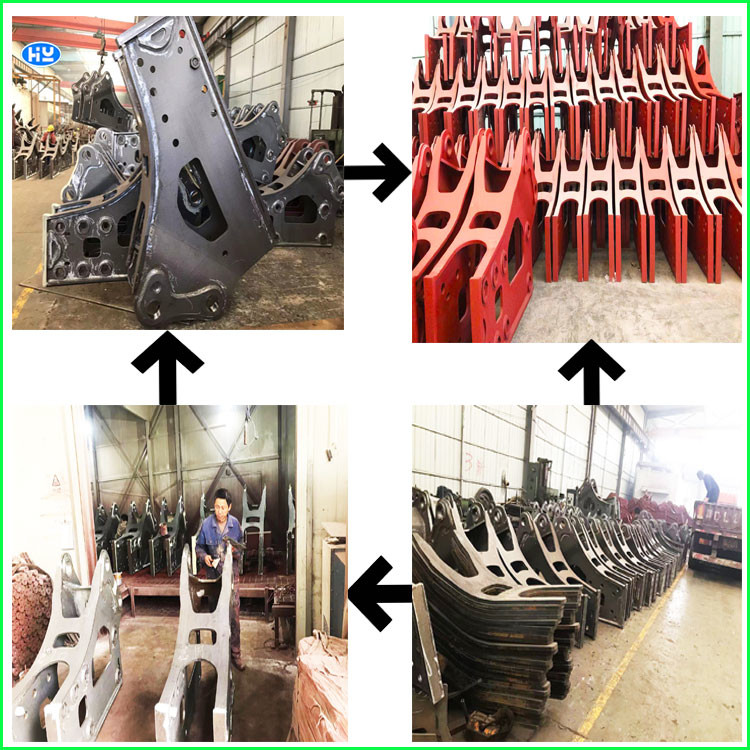 42CRMO Materials Skid Loader Concrete Breaker