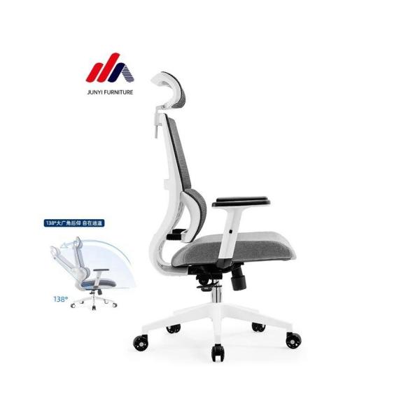 Metal Frame Executive Office Chair Comfortable Mesh Ergonomic PC Chair for Long