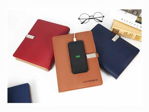 Buy cheap Ultraportable Notebook Luxury Corporate Gifts With Powerbank And USB Reusable from wholesalers