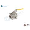 Buy cheap Three Piece Full Port Ball Valve Stainless Steel 316 Made Threaded Type from wholesalers