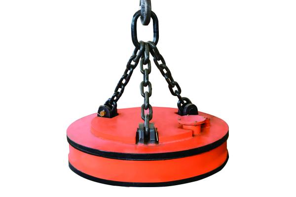 Buy cheap 3.2kw Industrial Circular Crane Electromagnet For Lifting Steel Scraps from wholesalers